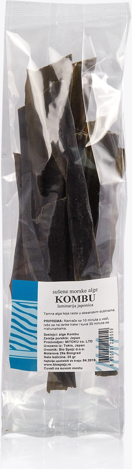 Alge kombu 25 g Mitoku